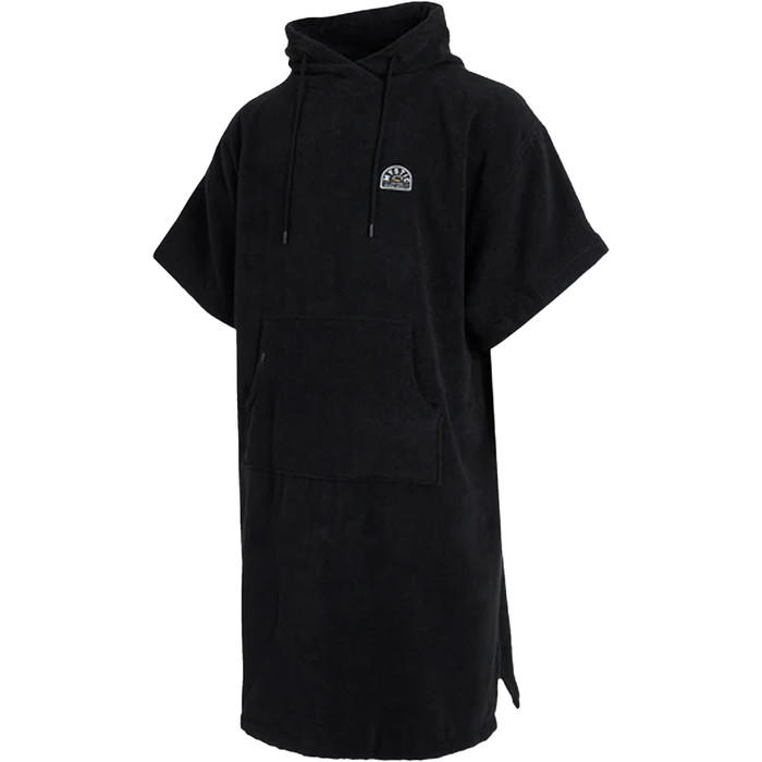 2023 Mystic Velour Wechseln Robe / Poncho 35018.21013 - Black